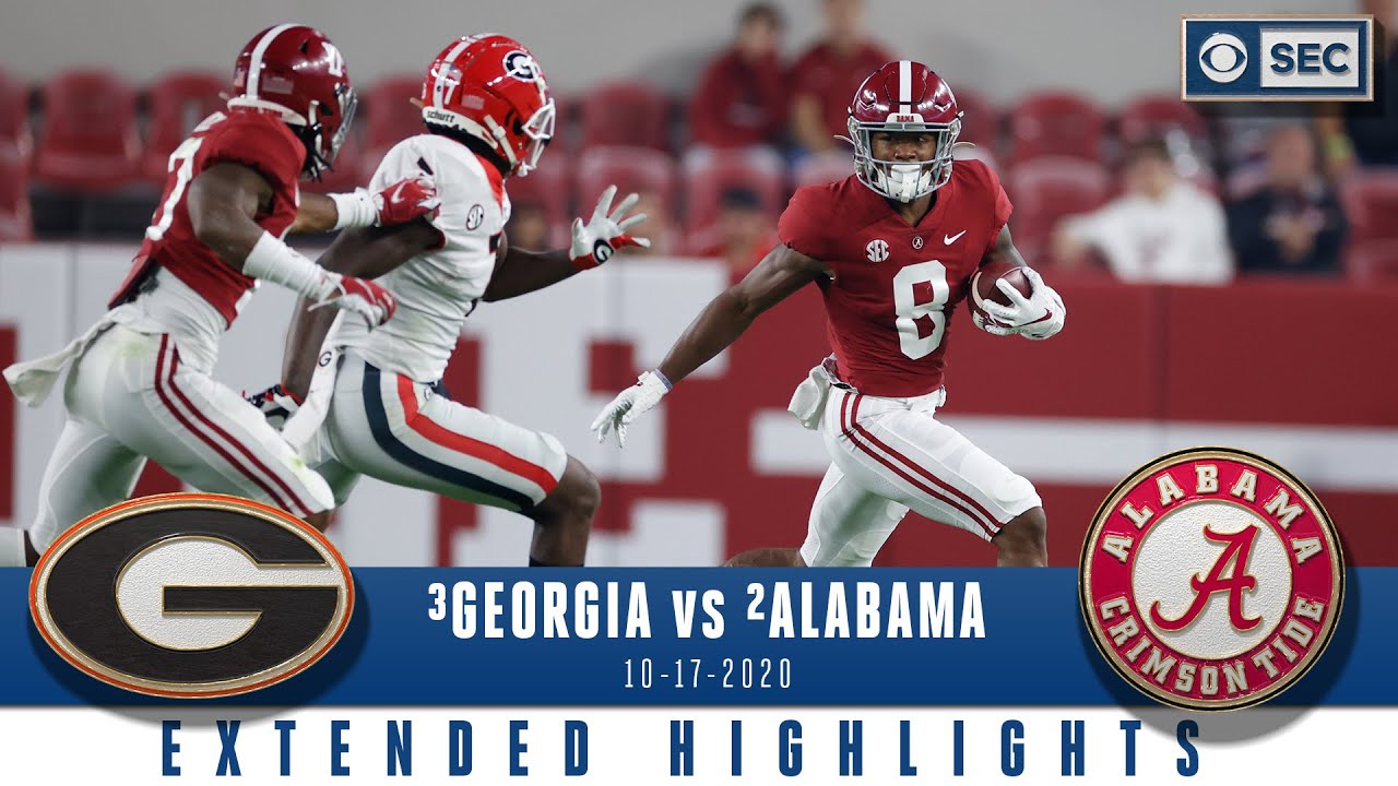 3 Bulldogs vs. 2 Alabama Crimson Tide Extended Highlights