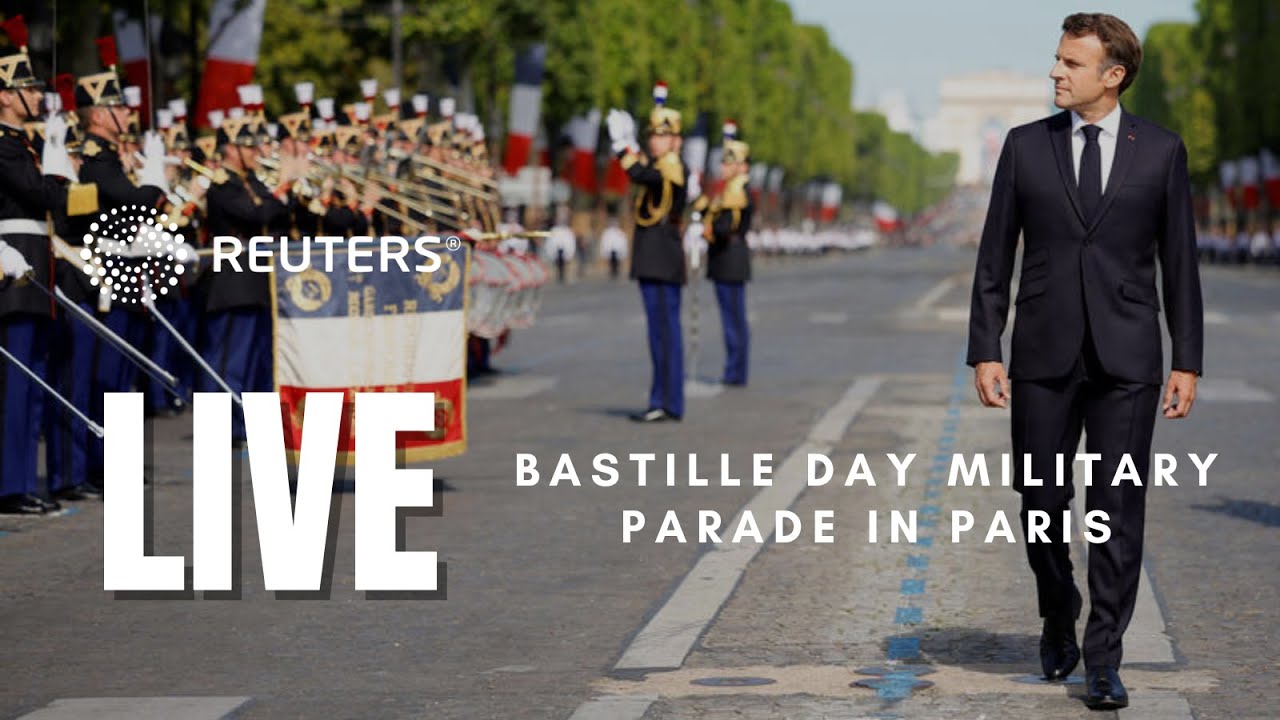 LIVE Bastille Day military parade on the ChampsElysees in Paris One