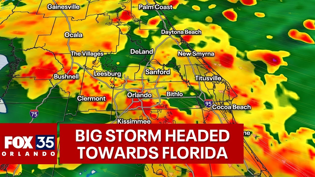 Florida Storm Tracker Gulf of Mexico system could bring severe storms