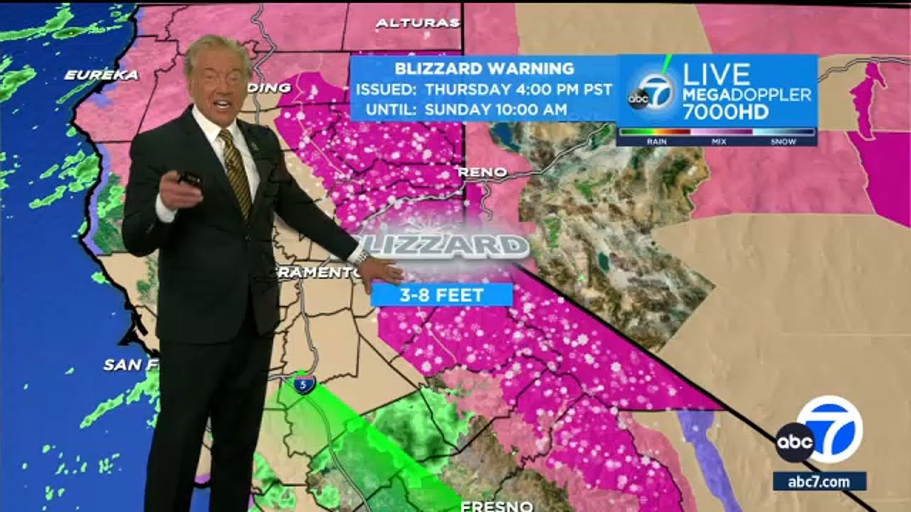 California storm Here’s how much snow to expect in the Sierras OneNews