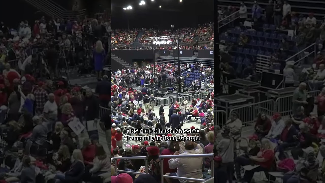 FIRST LOOK Inside MASSIVE Trump Rally In Rome, Georgia | One-News