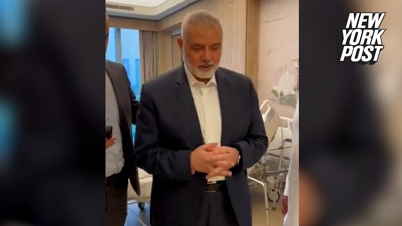 Hamas leader reaction when learning that his three sons were killed in ...