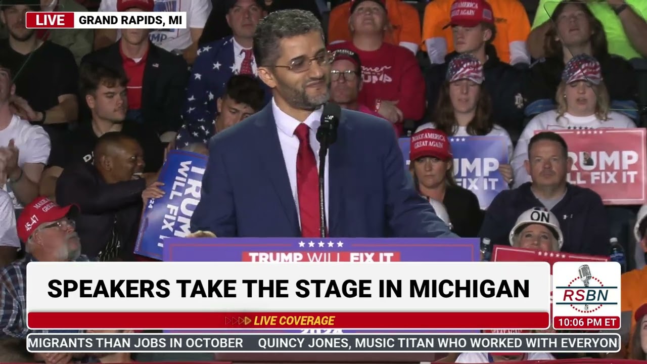 FULL SPEECH Amer Ghalib Delivers Remarks in Grand Rapids, MI OneNews