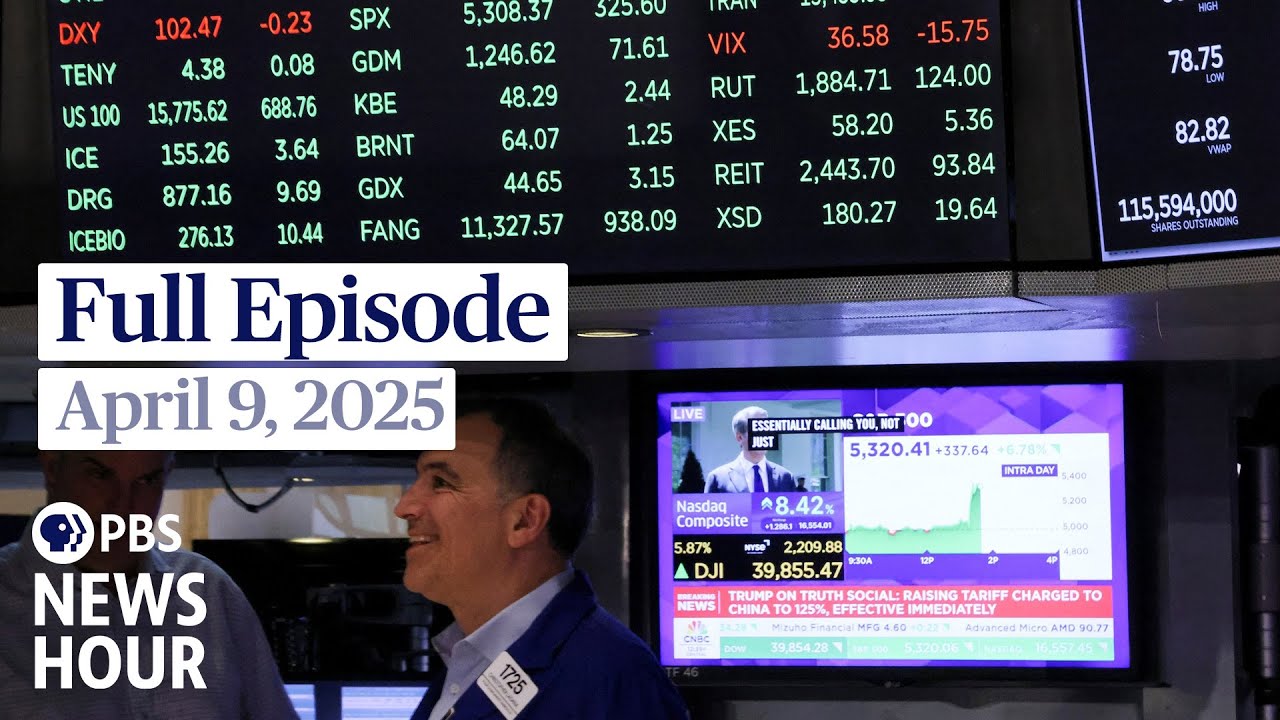 Pbs News Hour Full Episode April 9 2025 One News