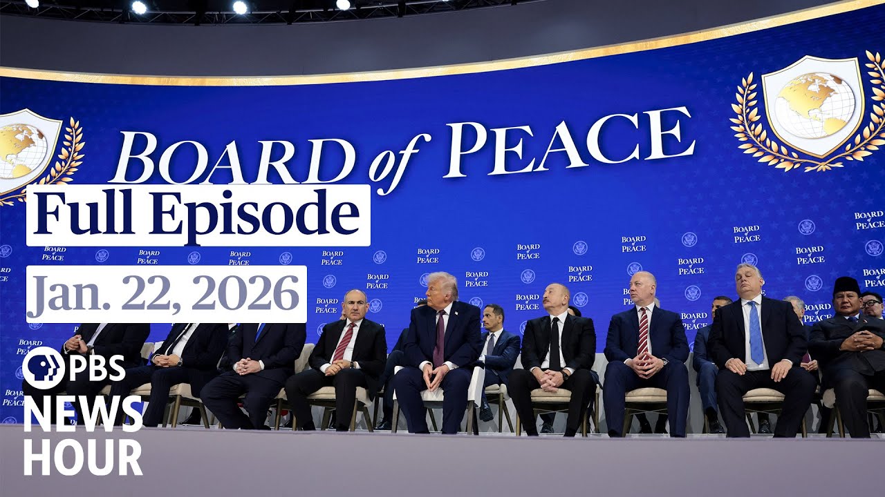 Pbs News Hour Full Episode Jan 22 2026 One News