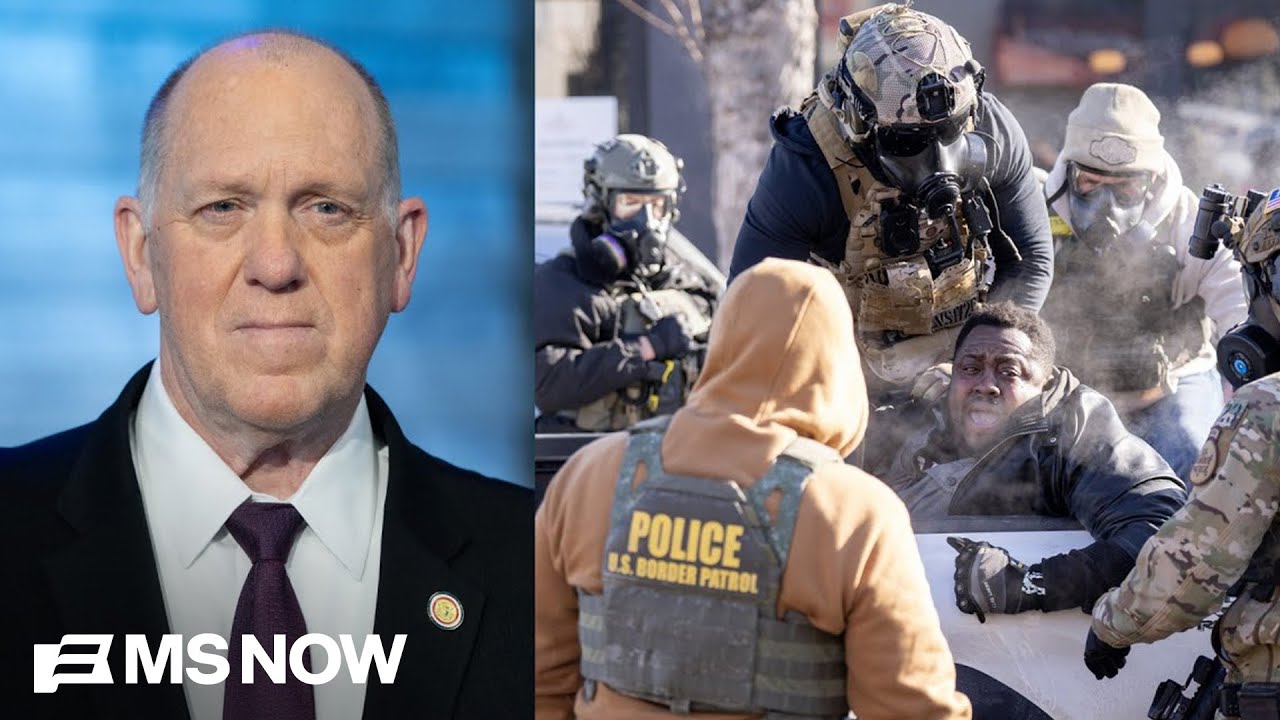 ‘Sickening’ Trump’s new ICE man uses war jargon to describe Minnesota