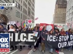 THOUSANDS of anti-ICE protesters take to the streets in blue cities