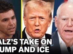 Tim Walz Talks Honestly About ICE, Trump, Tom Homan and Kristi Noem