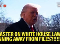 Trump holds DISASTER PRESSER on WH LAWN and RUNS FROM EPSTEIN