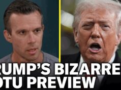 Trump On Edge at Bizarre White House Event Ahead of SOTU