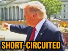 Trump VISIBLY CONFUSED at ballroom construction