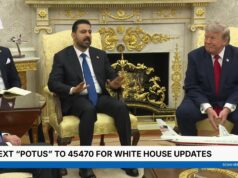 President Trump Participates in a Bilateral Meeting with the Prime Minister of the Republic of Iraq