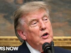 Trump delivers remarks at the White House with tech leaders