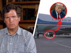 Tucker Reacts to Trump Hiding in a Food Cart